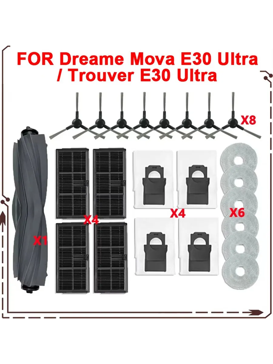 Для Dreame Mova E30 Ultra Trouver E30 Ultra детали пылесоса