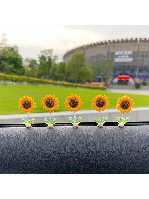 Уютный домашний подсолнух, солнечный подсолнух для авто, акс…, вариант, фото 2