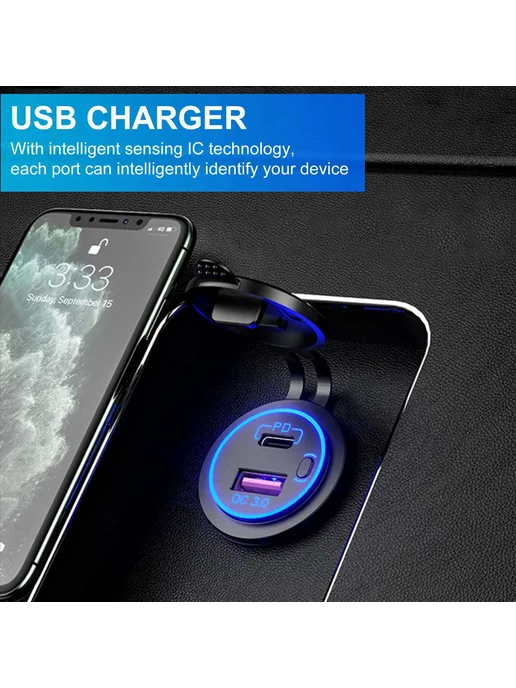USB-зарядное устройство типа C с поддержкой PD и быстрой зар…, вариант, фото 4