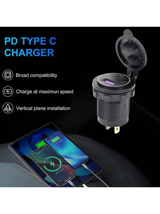 USB-зарядное устройство типа C с поддержкой PD и быстрой зар…, вариант, фото 5