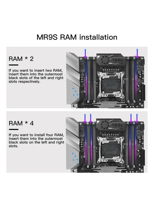MAHCINIST Материнская плата X99 MR9D PLUS LGA2011-3 8 слотов DDR4, вариант, фото 2