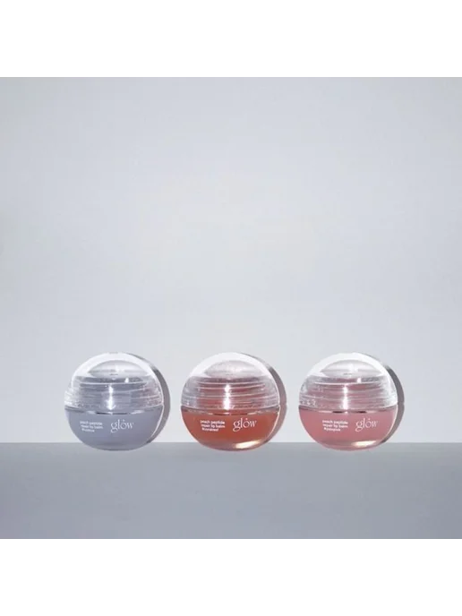 Glow Cosmetic Оттеночный бальзам для губ Peach Peptide Lip Balm #iceblue, 8 мл, фото 7