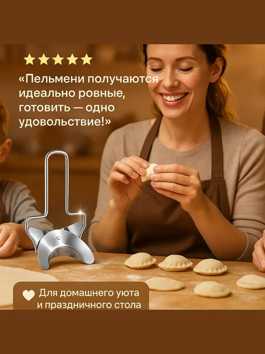Бикей2 Форма для вырезания кружков из теста для пельменей, серый, фото 4