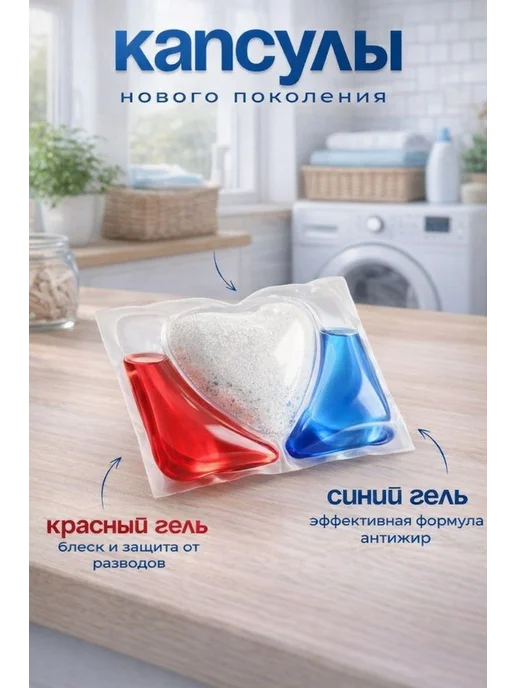 Капсулы для посудомоечной машины, вариант, фото 2
