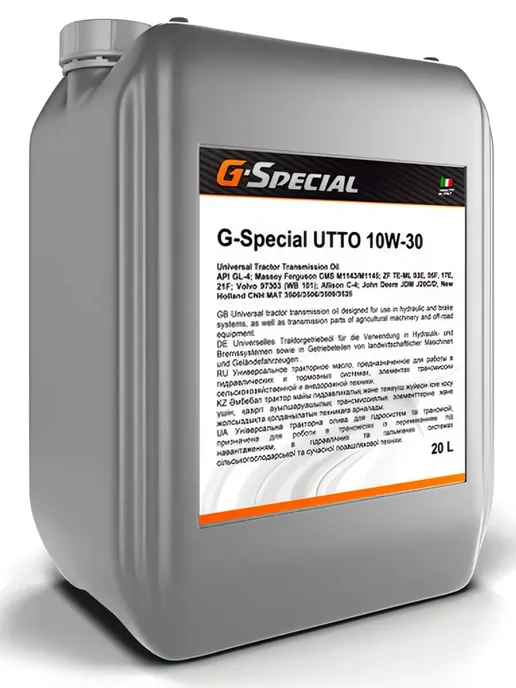 G-ENERGY Масло трансмиссионное G-Special UTTO 10W-30, 20л, 20 л