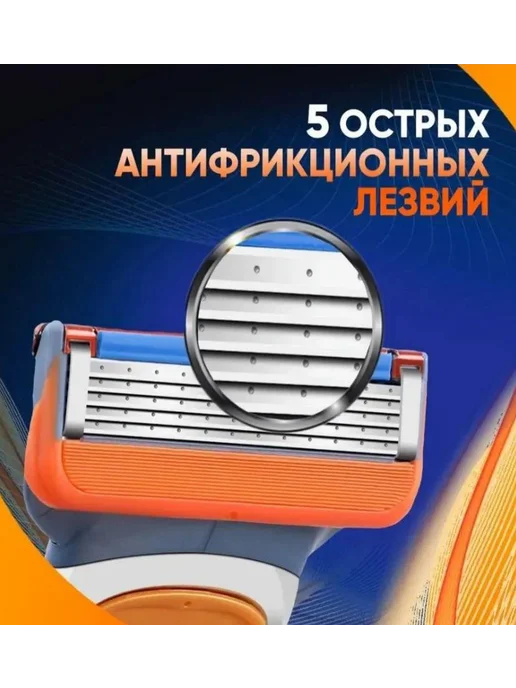 Сменные кассеты Men's Max 5 Ultra с триммером для бритвенных, вариант, фото 2