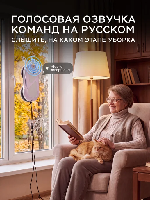Boroks Робот мойщик окон с двойным распылением с кейсом мощный, белый, фото 7