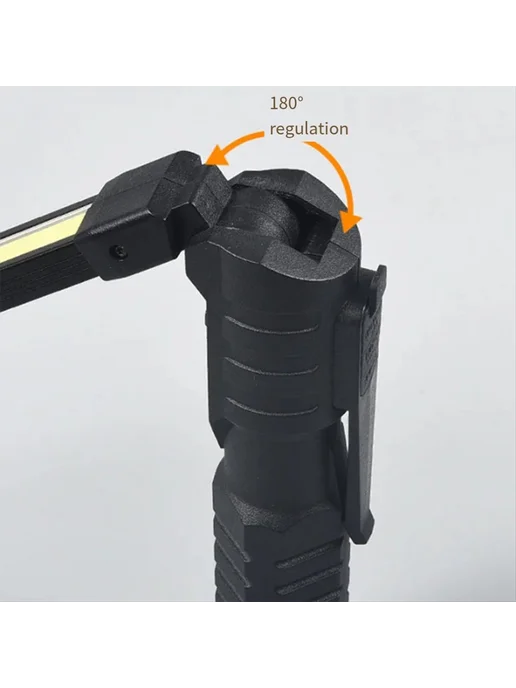 COB складной фонарь LED рабочая лампа 7 режимов магнитная US…, вариант, фото 2