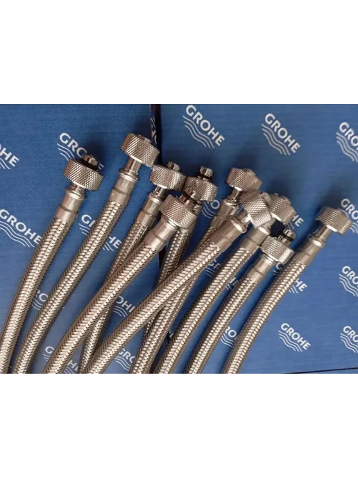 Подводка для инсталляций Grohe 3 8 320мм хром, вариант, фото 4