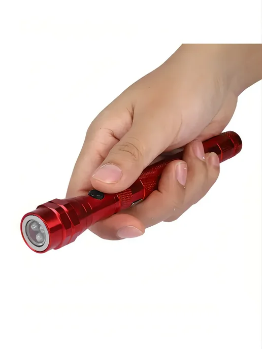 ACORNSTORE Фонарь ручной BL-8607R (Y-651) телескопический red, красный, фото 7