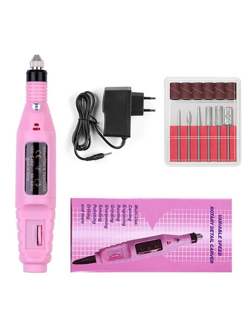 Шлифовальная машина USB, розовый