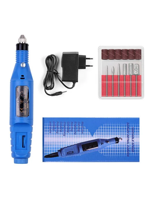 Шлифовальная машина USB, синий