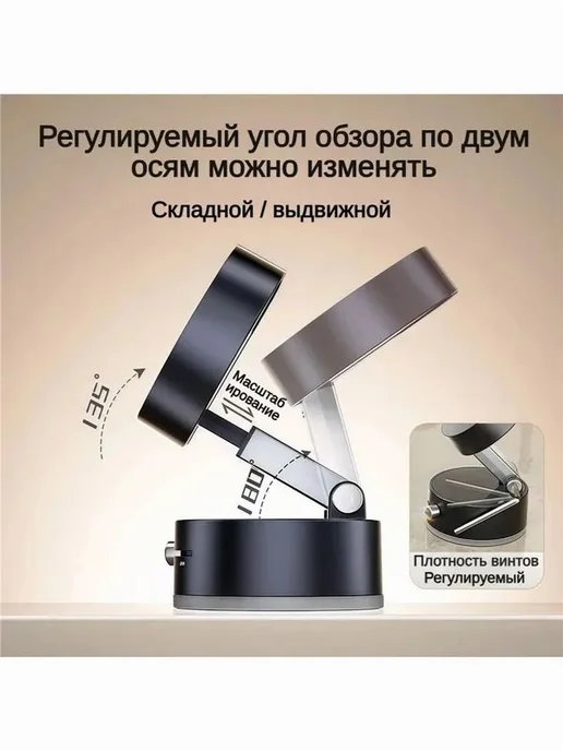 Магнитный держатель телефона вакуумный розовый, розовый, фото 6