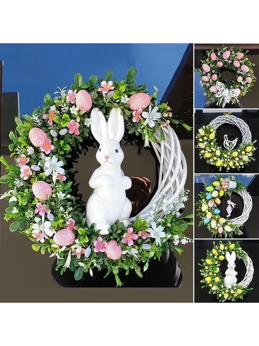 Венок Milky White DIY, белый, фото 4