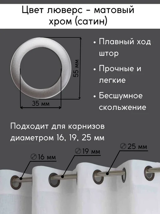 Комплект штор 360x250 см темно-серый, 360x250 см