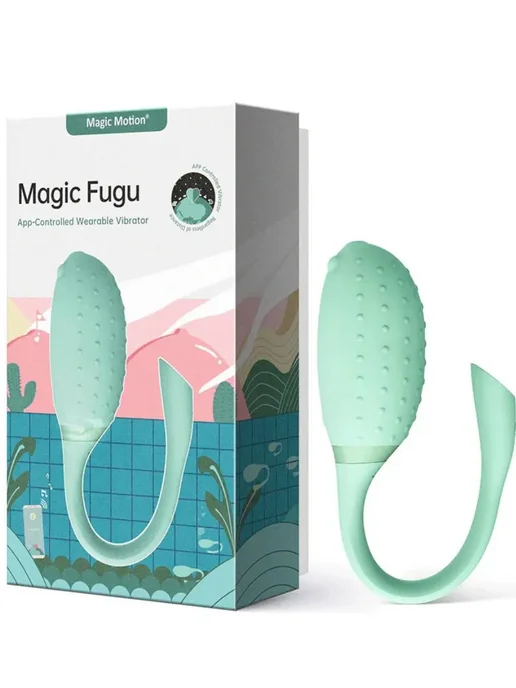 MAGIC MOTION Виброяйцо Fugu, зеленый