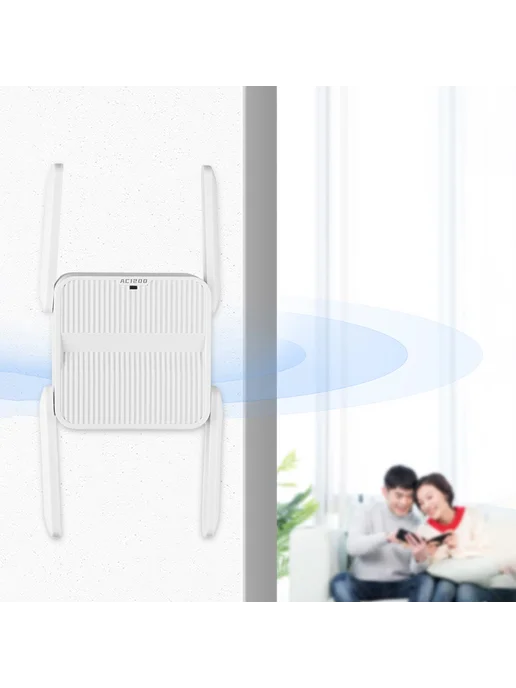 WiFi репитер 1200Mbps dual band 2.4 5.8GHz для US, вариант, фото 7
