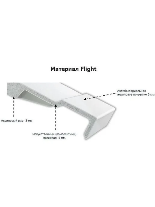 Jacob Delafon Душевой поддон из материала Flight Flight Pure белый глянец, белый, фото 5