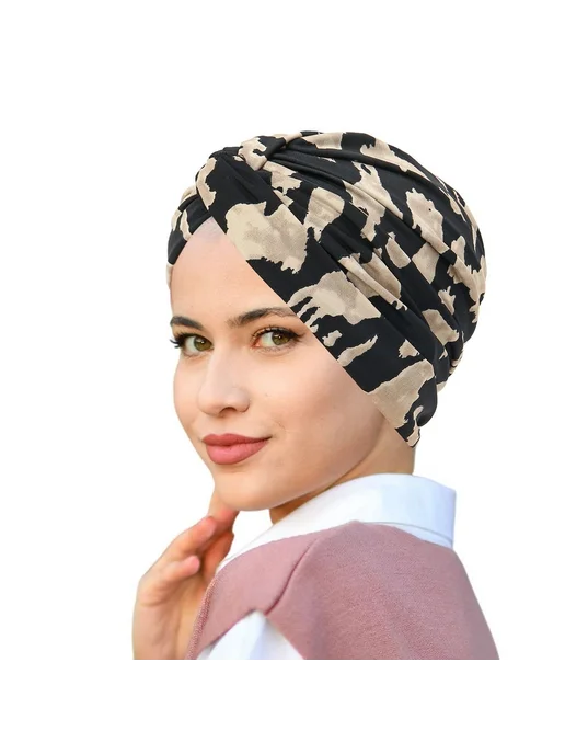 Чалма 55-60 Бриллиантово-синий, 1 шт, фото 3