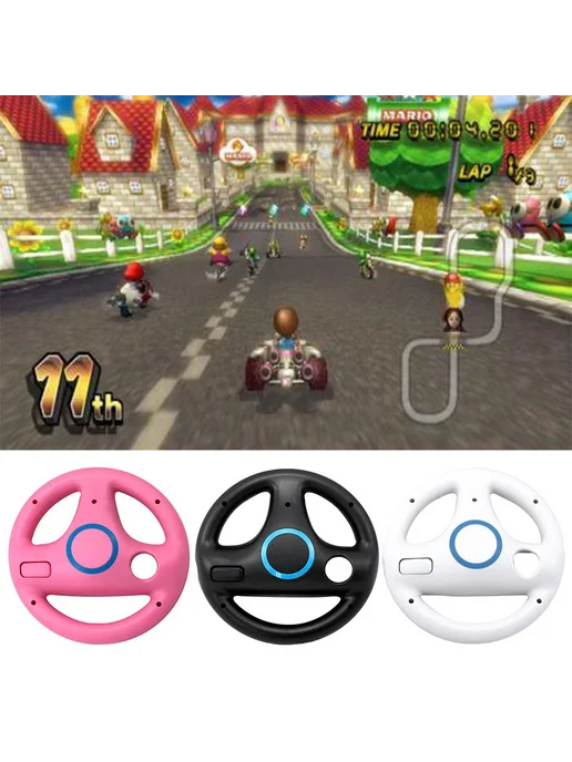 Руль игровой для картинга Черный, черный, фото 2