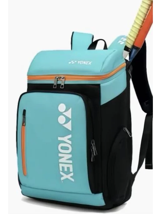 Сумка для бадминтона 30л Белый фиолетовый БФ, 31x19x20 см, 30 л