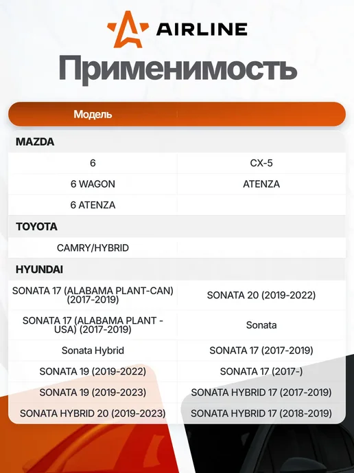 AIRLINE Щетка стеклоочистителя 450мм зимняя каркасная для HYUNDAI, вариант, фото 3