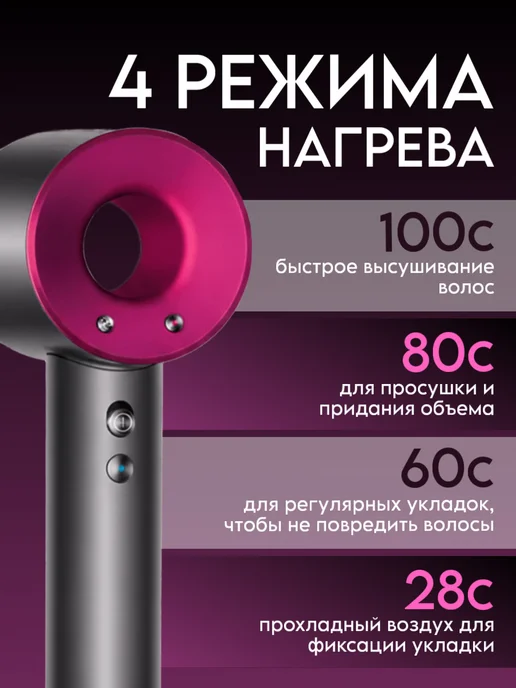 HadAndHadShop Фен для волос профессиональный, вариант, фото 3
