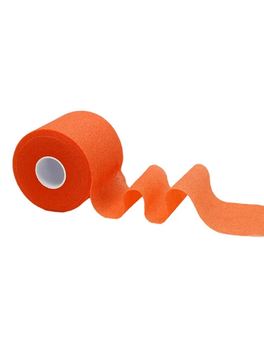Лента аморт. для ракеток Orange color, оранжевый, фото 4