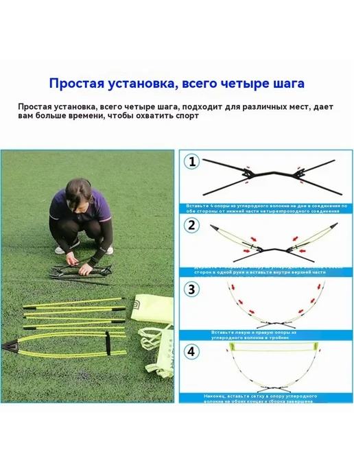 Аксессуары для бадминтона желтый, зеленый, фото 2