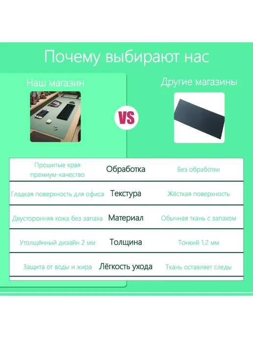 Настольное покрытие 120 см x 50 см Светло-серый, 60x140 см, фото 2