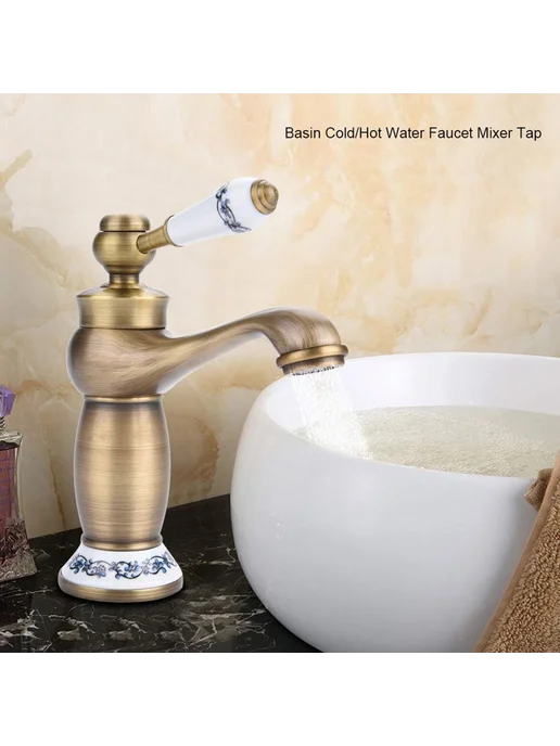Смеситель Magic lamp шланги 60см Rose gold blue, синий, фото 5