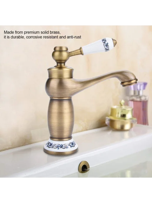 Смеситель Magic lamp шланги 60см Rose gold blue, синий, фото 7