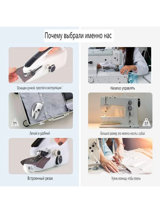 Распошивальная машина Мини белый, белый, фото 7