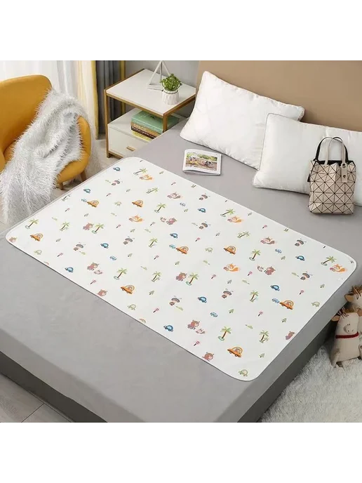 Пеленальный матрасик 60x80 оранж, 35x45