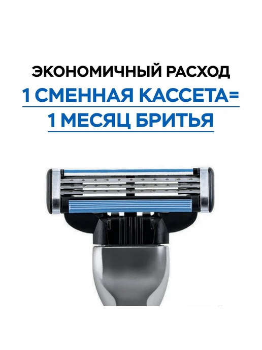 Кассеты Mach3 для муж. бритвы 8 шт, 8 шт