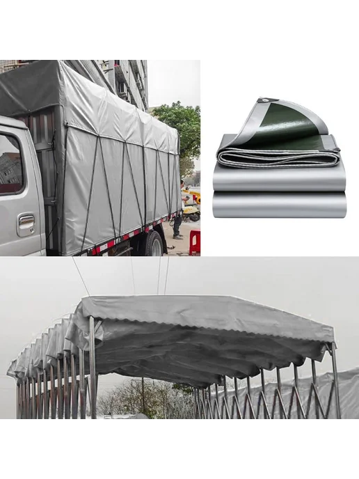 Тент водостойкий для кемпинга 2x6м, 2x6 м, фото 2
