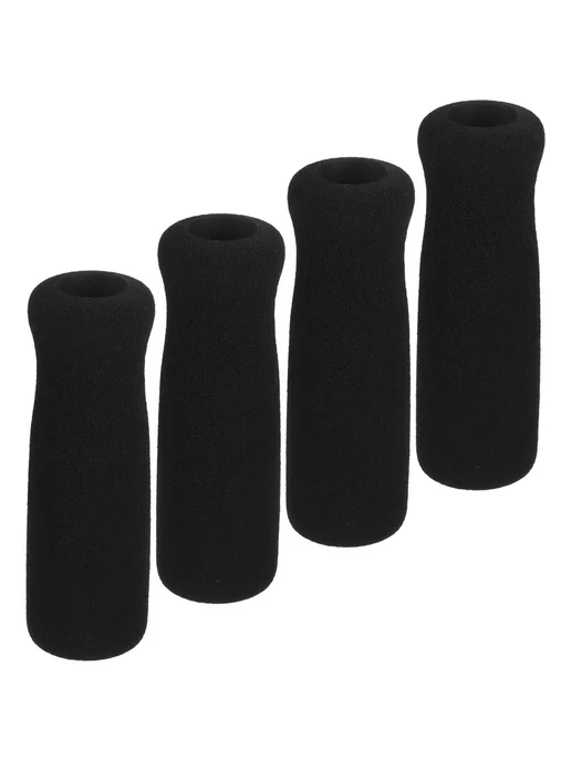 Накладки анатомич. на ручки трости 11x3 см, 4 шт. Черный, 11x3 см, 4 шт, фото 4