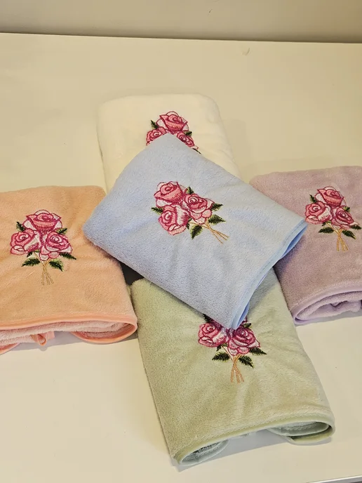 Fidan home Кухонные полотенца из микрофибры на 8-марта 5 шт 75х35см, 75x35 см, 5 шт, фото 7
