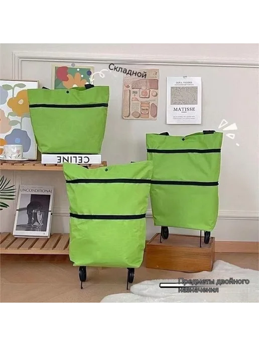 Сумка-тележка Green, синий, фото 6