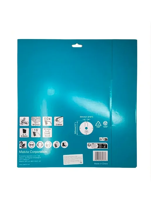 Makita Пильный диск 60T для дерева 305х30,25,4х2.8 2 D-81854, вариант, фото 6