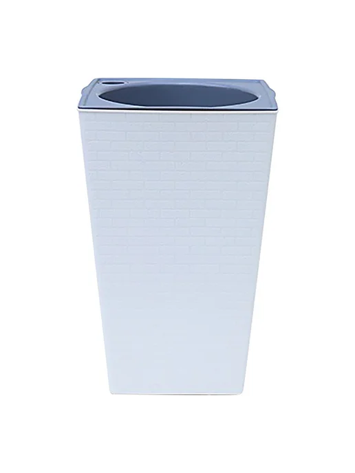 Горшок для цветов, 17 см бежевый, 2x12x12 см, белый, фото 2