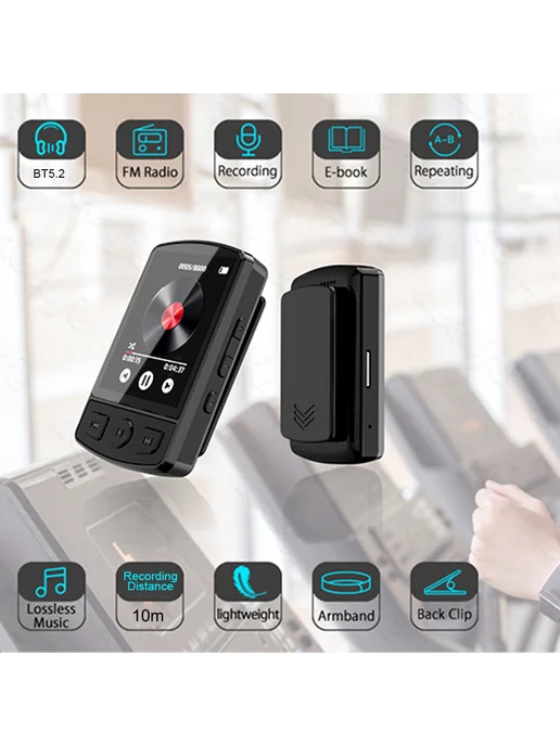 MP3-плеер Bluetooth 5 2 для спорта 16Гб, 16 ГБ, фото 13