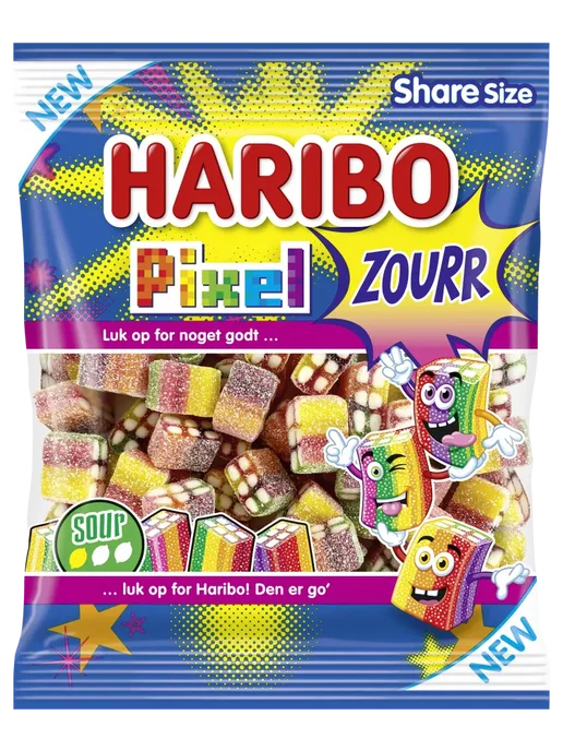 Haribo Кислые Жевательные Конфеты Харибо Пиксели, вариант, фото 2