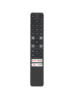 Пульт Huayu для TCL RC901V FMRG (голосовое управление) . Цвет черный. Вид 1.