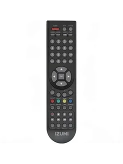 Пульт Izumi TLE22FD330B (оригинальный) . Цвет черный. Вид 1.