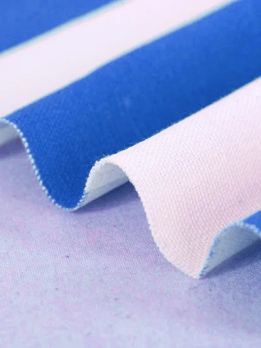 Ткань Парусина (хлопок+полиэстер) полоска 5 м, 2 м, фото 2