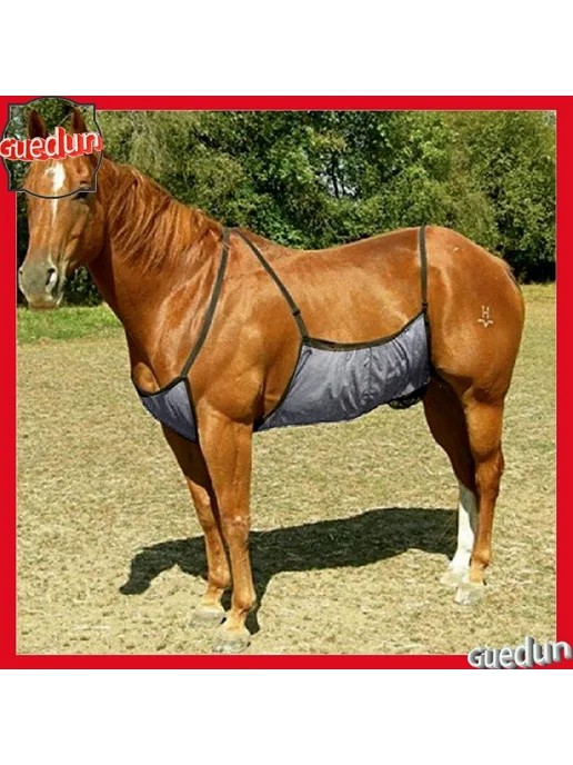 Защита живота лошади черная, XL, черный, фото 2