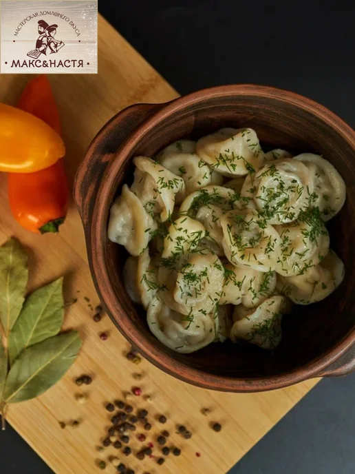 Макс&Настя Пельмени с говядиной 450 г заморозка ручная лепка, 450 г, фото 6