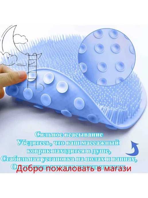 Массажная щетка розовый, розовый, фото 2