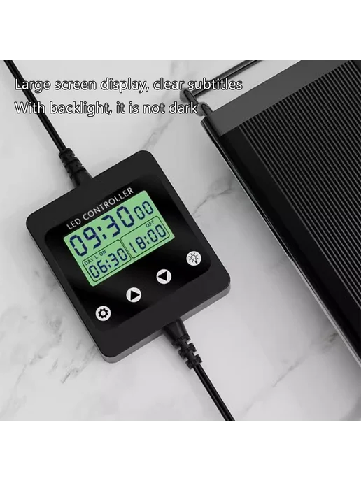 Таймер освещения Интеллектуальный Black, черный